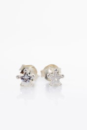 Heliophilia Silver Pendientes de Plata Esterlina 925
